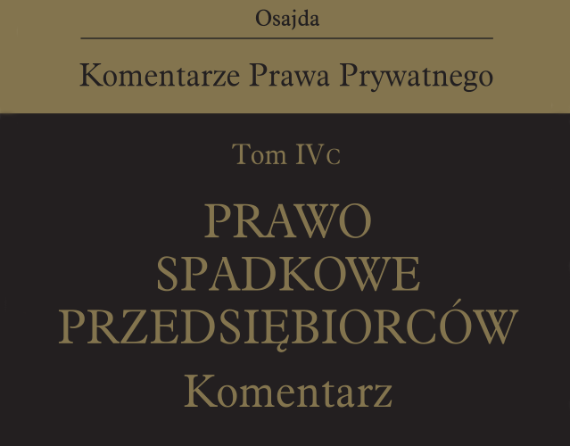 Prawo Spadkowe Przedsiębiorców